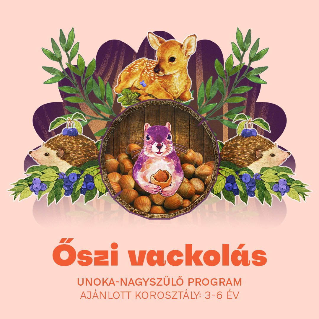Unoka-nagyszülő program | Őszi vackolás kép