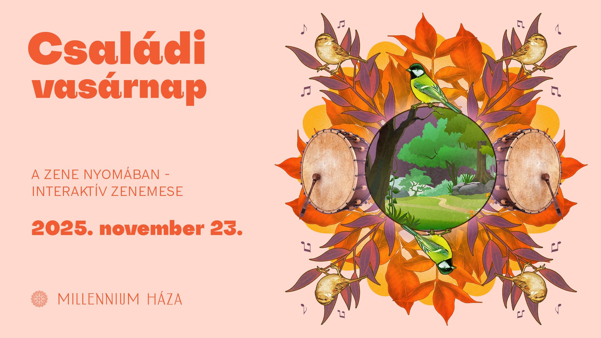 Színes családi vasárnap | A zene nyomában - Interaktív zenemese kép