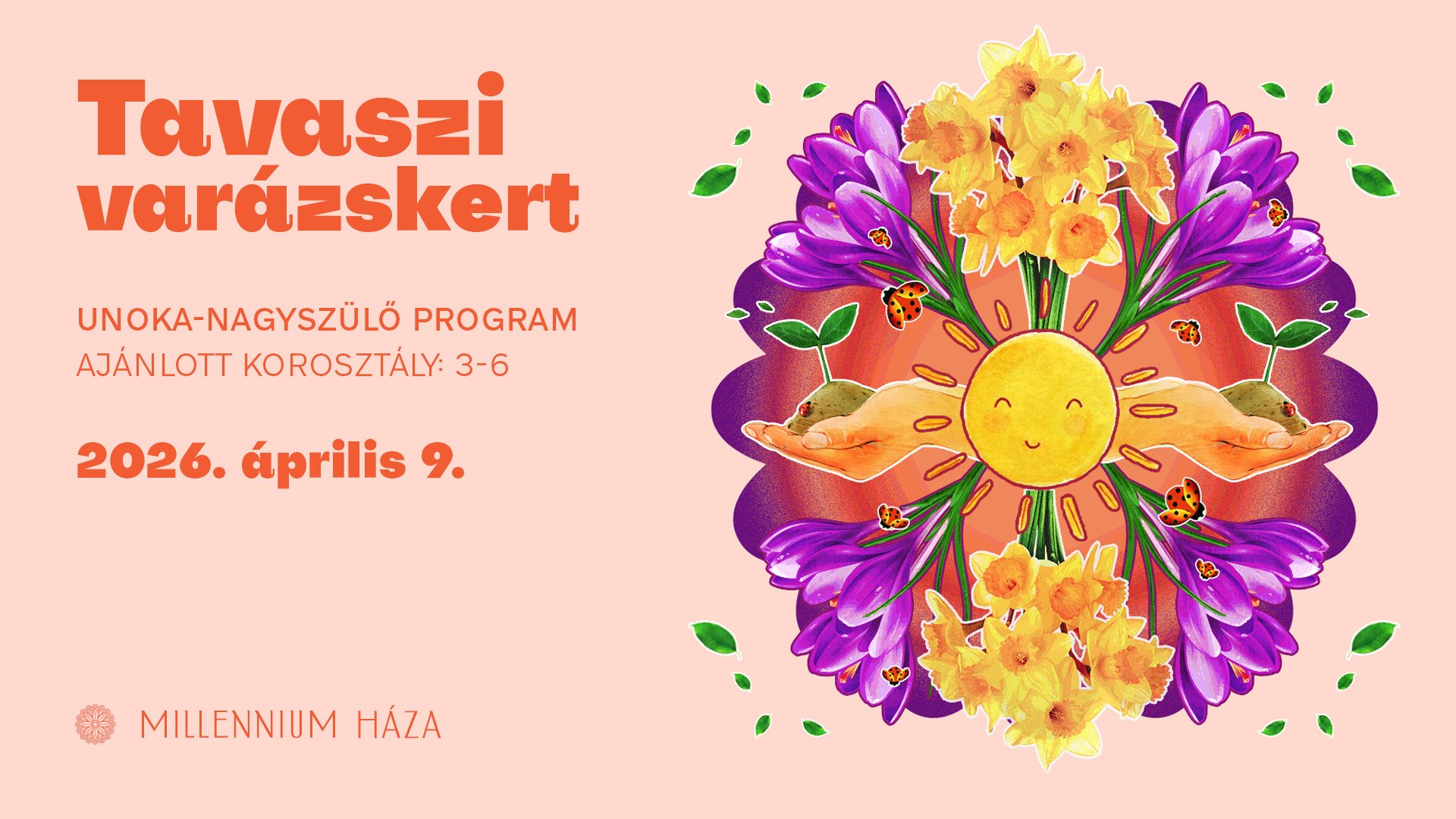 Unoka-nagyszülő program | Tavaszi varázskert kép