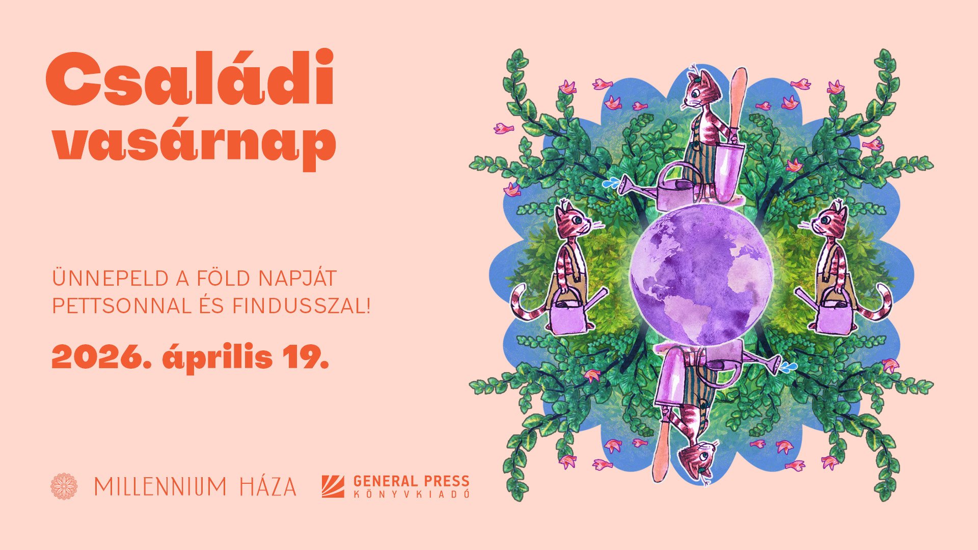 Családi vasárnap | Ünnepeld a Föld napját Pettsonnal és Findusszal! kép