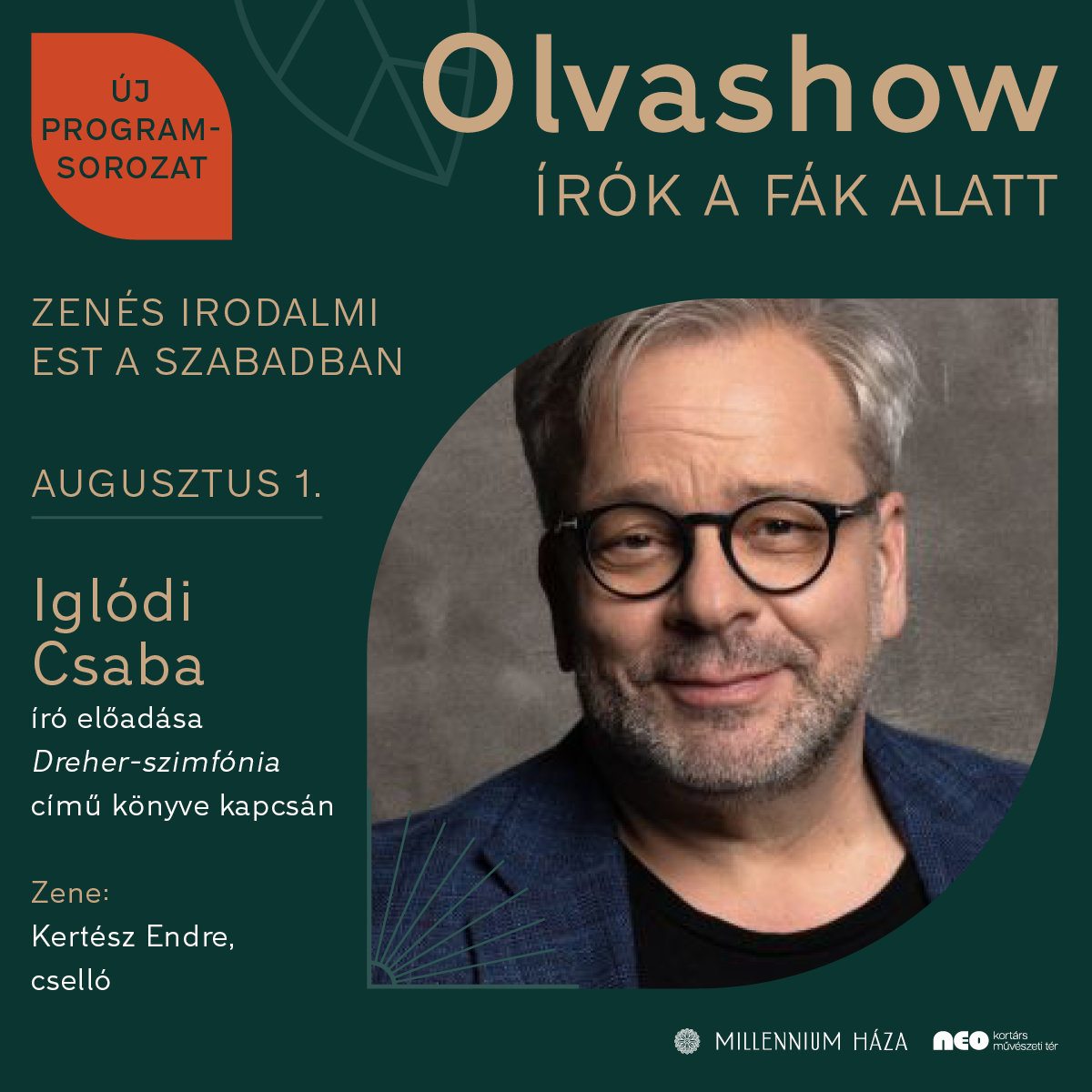 OLVASHOW | Iglódi Csaba zenés írói estje: Dreher-szimfónia c. könyve kapcsán