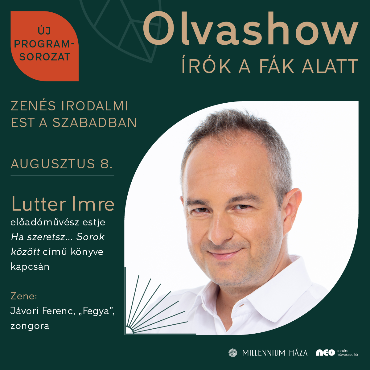 OLVASHOW | Lutter Imre zenés írói estje: "Ha szeretsz... Sorok között Lutter Imrével" c. könyve kapcsán